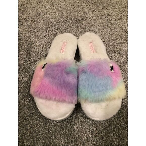 Koolaburra UGG Fuzz Ah Pastel Slides Women’s Size 6 - Picture 5 of 6